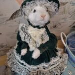 whimsical taxidermy rabbit cottagecore costume