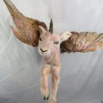 unicorn lamb fantasy winged whimsical taxidermy UK